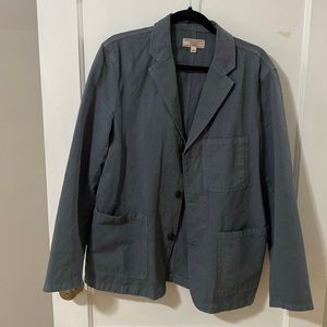 J. Crew Wallace and Barnes Cotton Linen Chore Blazer
